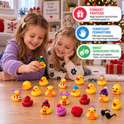 Adventskalender mit 24 Badeenten