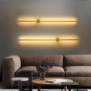 Lineare LED-Wandleuchte, um 360° drehbar