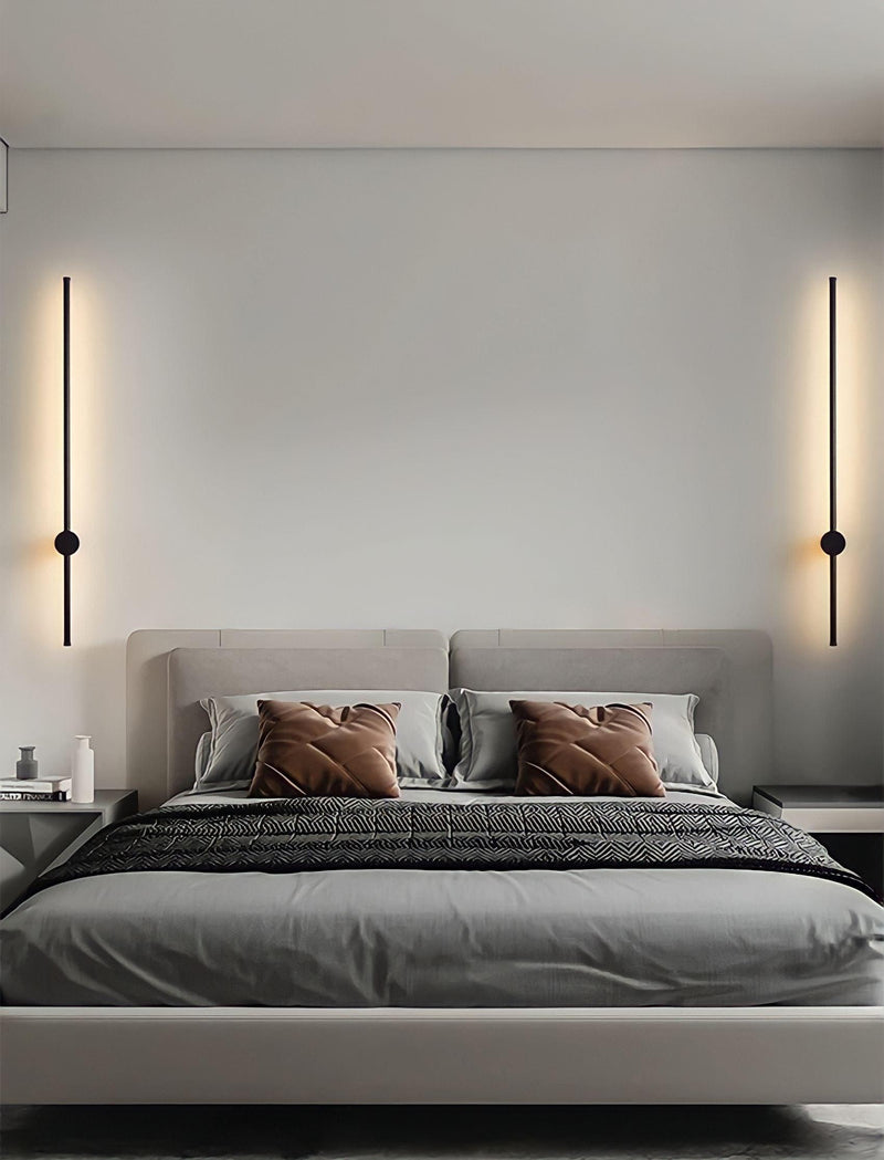 Lineare LED-Wandleuchte, um 360° drehbar