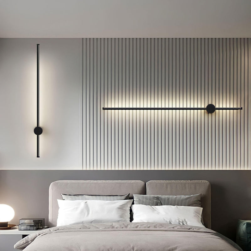 Lineare LED-Wandleuchte, um 360° drehbar