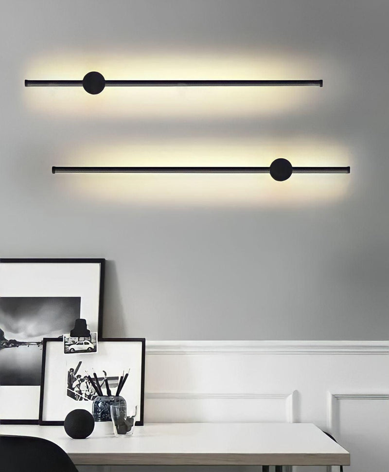 Lineare LED-Wandleuchte, um 360° drehbar