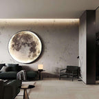 LED-Wandleuchte mit Mond-Motiv