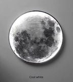 LED-Wandleuchte mit Mond-Motiv