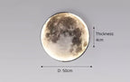 LED-Wandleuchte mit Mond-Motiv