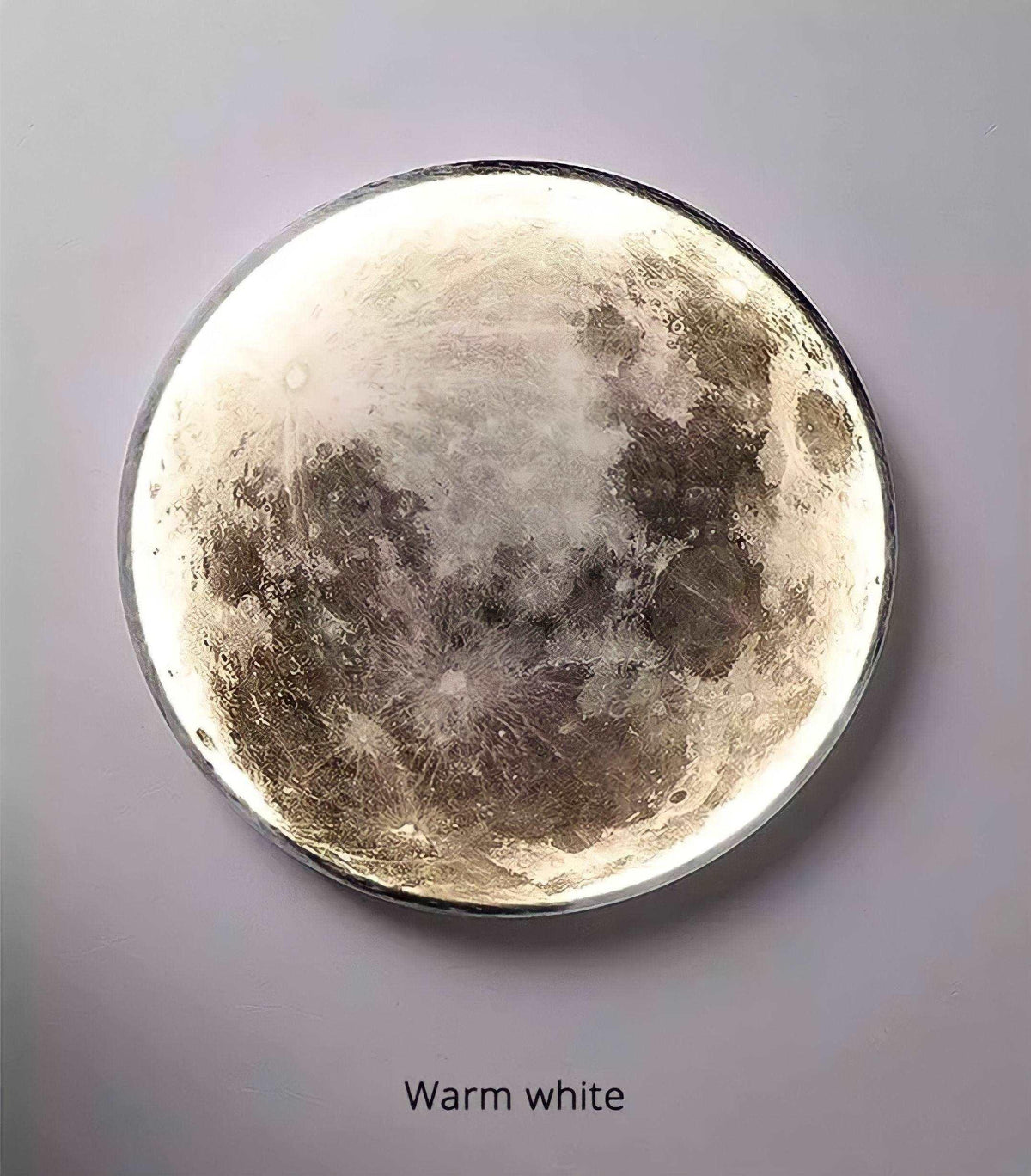 LED-Wandleuchte mit Mond-Motiv