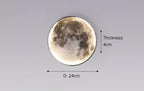 LED-Wandleuchte mit Mond-Motiv