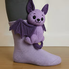 Kuschelsocken mit 3D-Tier