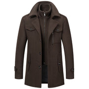 Eleganter Herren-Wintermantel im 2-in-1-Look