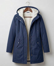 Warmer Damen-Winterparka mit Teddyfutter