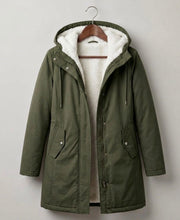 Warmer Damen-Winterparka mit Teddyfutter