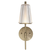 Kabellose Wandleuchte in Messing-Optik