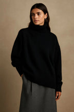 Lässiger Damen-Rollkragenpullover