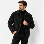 Kurze Herren-Jacke in Wolloptik
