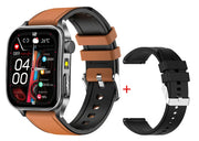 Intelligente Armbanduhr mit Digitaldisplay und zusätzlichem schwarzem Armband
