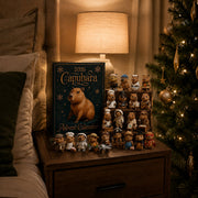 Capybara-Adventskalender mit 24 Ornamenten