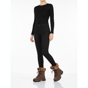 Warme Damen-Winterstiefel mit Fellkragen