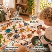 Dinosaurier-Adventskalender mit 24 Figuren