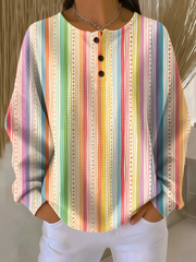 Warmer Damen-Pullover aus Waffelstrick