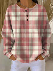 Warmer Damen-Pullover aus Waffelstrick