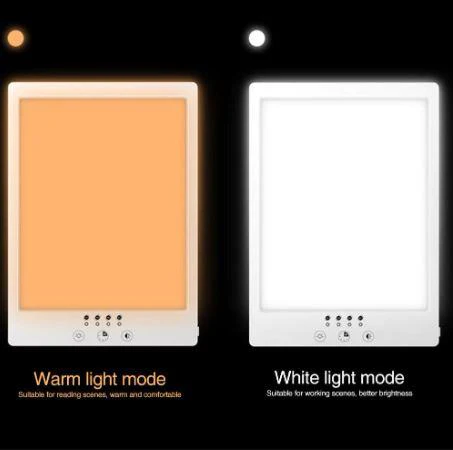 LED-Tageslichtlampe mit 10.000 Lux und Timer