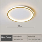 Flache LED-Ringleuchte für die Decke