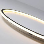 Flache LED-Ringleuchte für die Decke