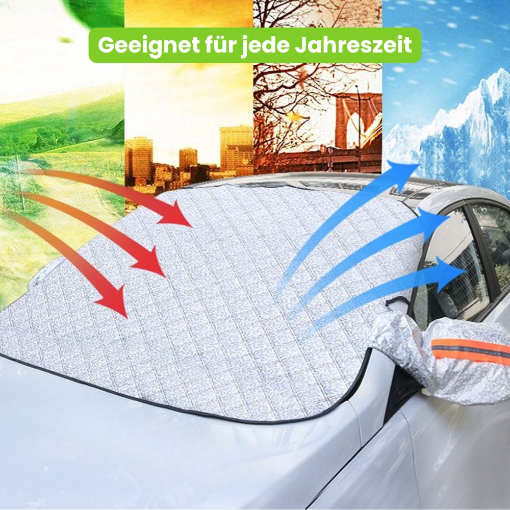 Magnetische Frontscheibenabdeckung für den Winter