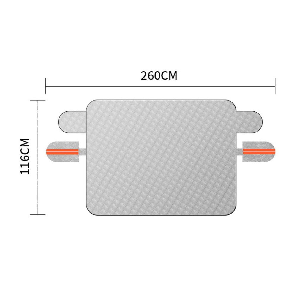 Magnetische Frontscheibenabdeckung für den Winter