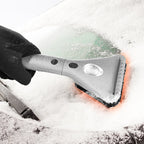 Beheizter Eiskratzer mit 12-V-Kabel und LED-Licht