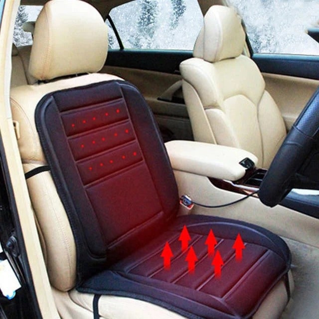 Beheizte Autositzauflage mit 12-V-Anschluss