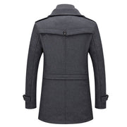 Eleganter Herren-Wintermantel im 2-in-1-Look