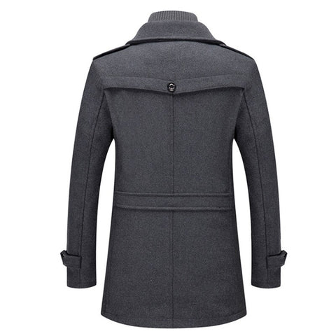 Eleganter Herren-Wintermantel im 2-in-1-Look