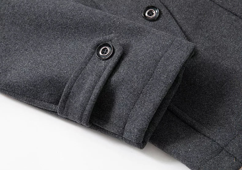 Eleganter Herren-Wintermantel im 2-in-1-Look