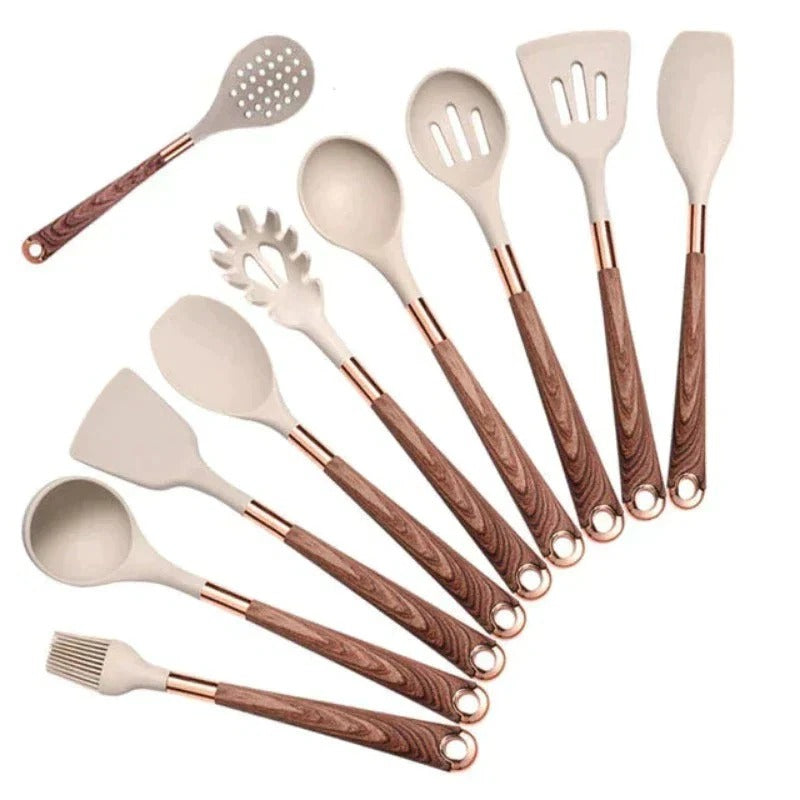 Küchenhelfer-Set aus Silikon