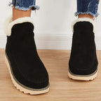 Warme Damen-Winterstiefeletten mit Fleecefutter