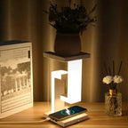 Schwebende LED-Lampe mit kabellosem Ladegerät