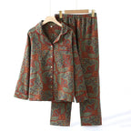 Damen-Pyjama mit Paisley-Muster
