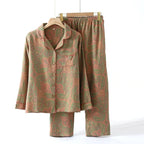 Damen-Pyjama mit Paisley-Muster