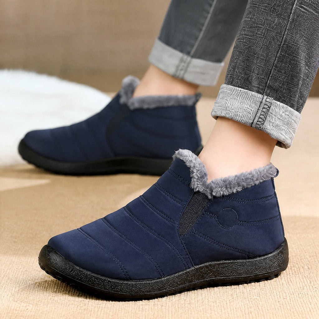 Warm gefütterte Herren-Winterboots zum Reinschlüpfen