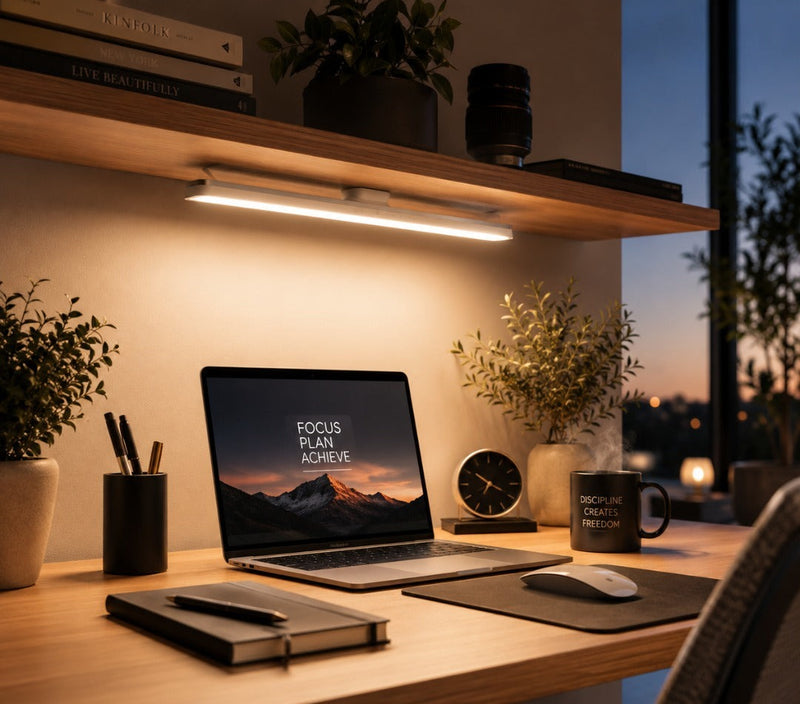Kabellose LED-Leuchte mit Magnethalterung