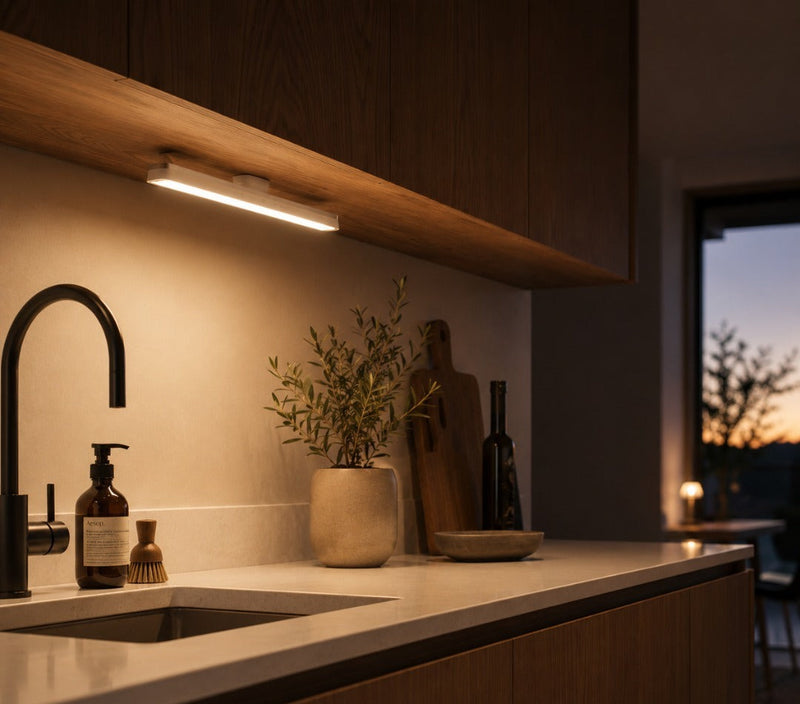 Kabellose LED-Leuchte mit Magnethalterung