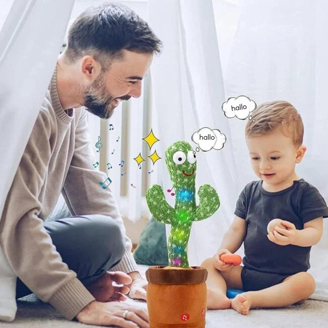 Sprechender und tanzender Plüsch-Kaktus