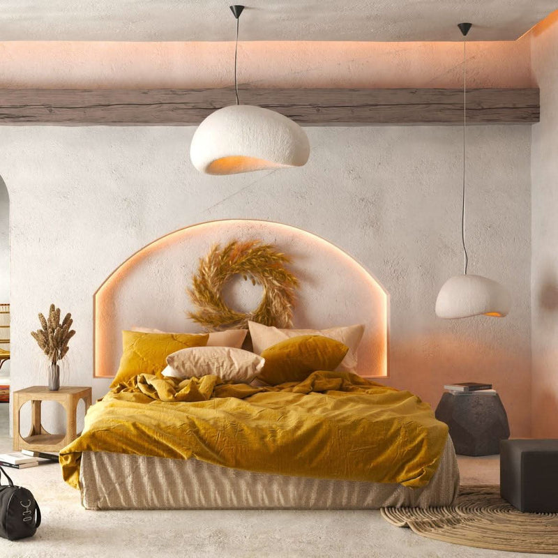 Pendelleuchte im Wabi-Sabi-Stil