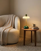 Kabellose Glas-Tischlampe im Retro-Stil