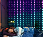 LED-Lichtervorhang mit App und Fernbedienung