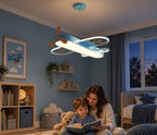 Dimmbare LED-Pendelleuchte im Flugzeug-Design für das Kinderzimmer