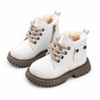 Gefütterte Kinder-Winterstiefel mit Reißverschluss