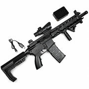 M416-Gelblaster mit Magazin, Gelkugeln, Schutzbrille und Zubehör
