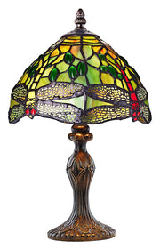 Handgefertigte Tiffany-Lampe mit Libellen