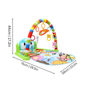 Musikalischer Baby-Spielbogen mit Klaviermatte